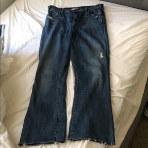 Mother high waisted flare jeans